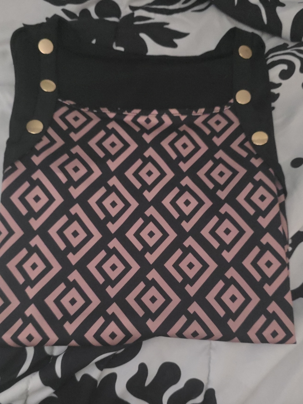 Black & Pink Geometric Shirt
